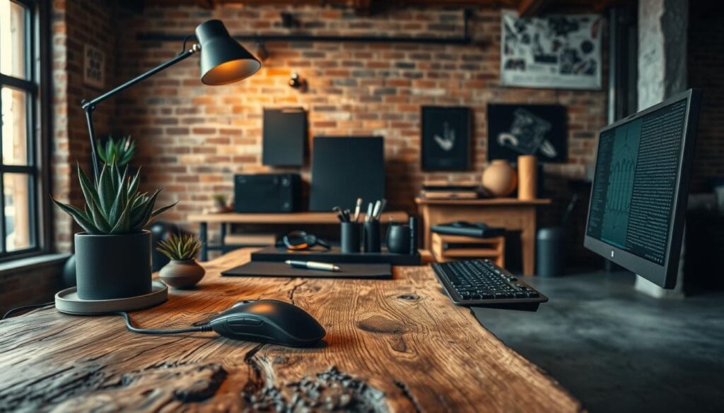 modern man cave office textures
