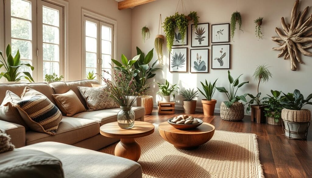 nature-inspired decor