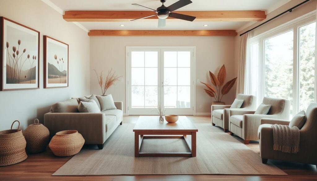neutral living room decor