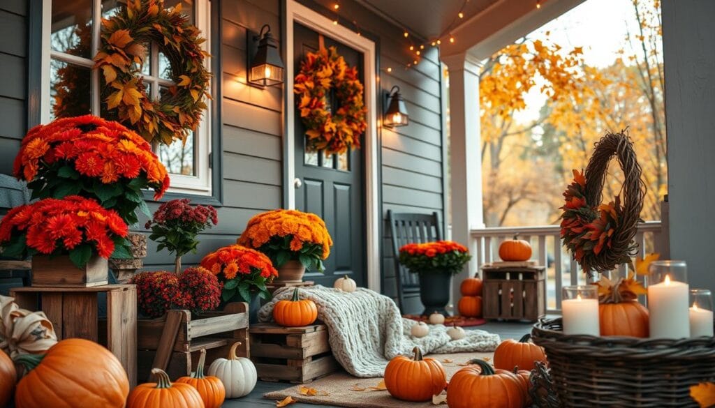 outdoor fall decor