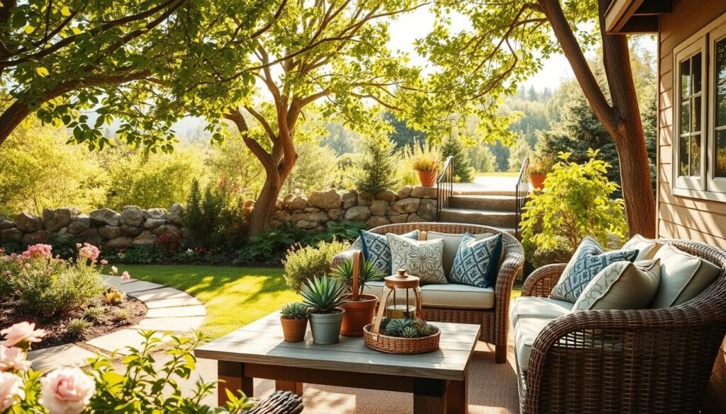 outdoor seating areas
