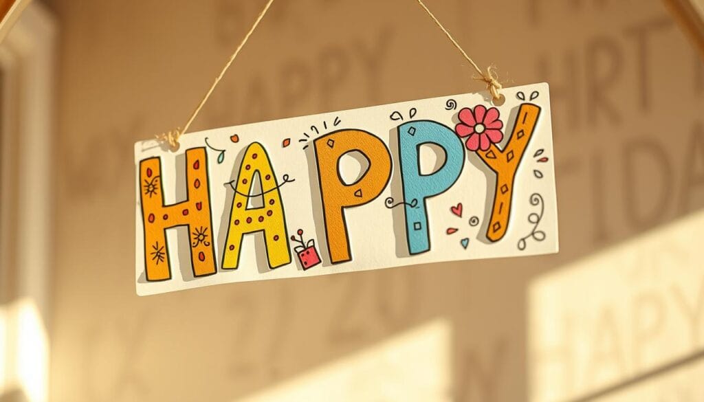 personalized birthday signage
