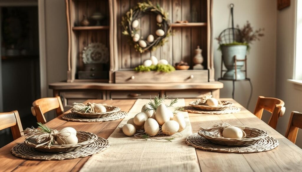rustic easter decor