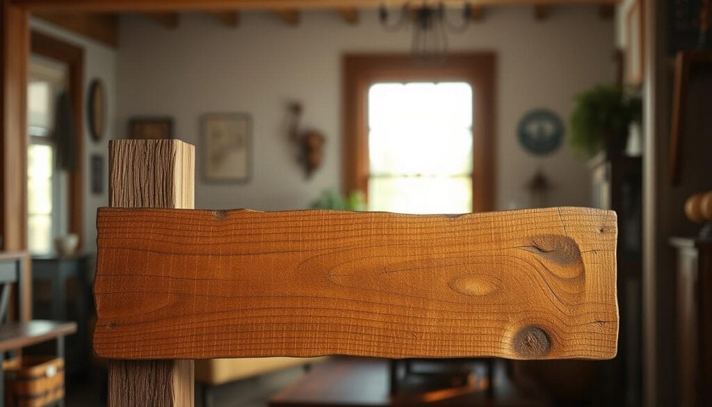 rustic wooden sign
