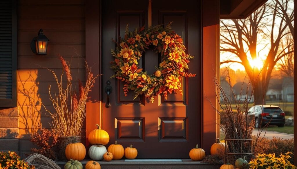 seasonal front door decor