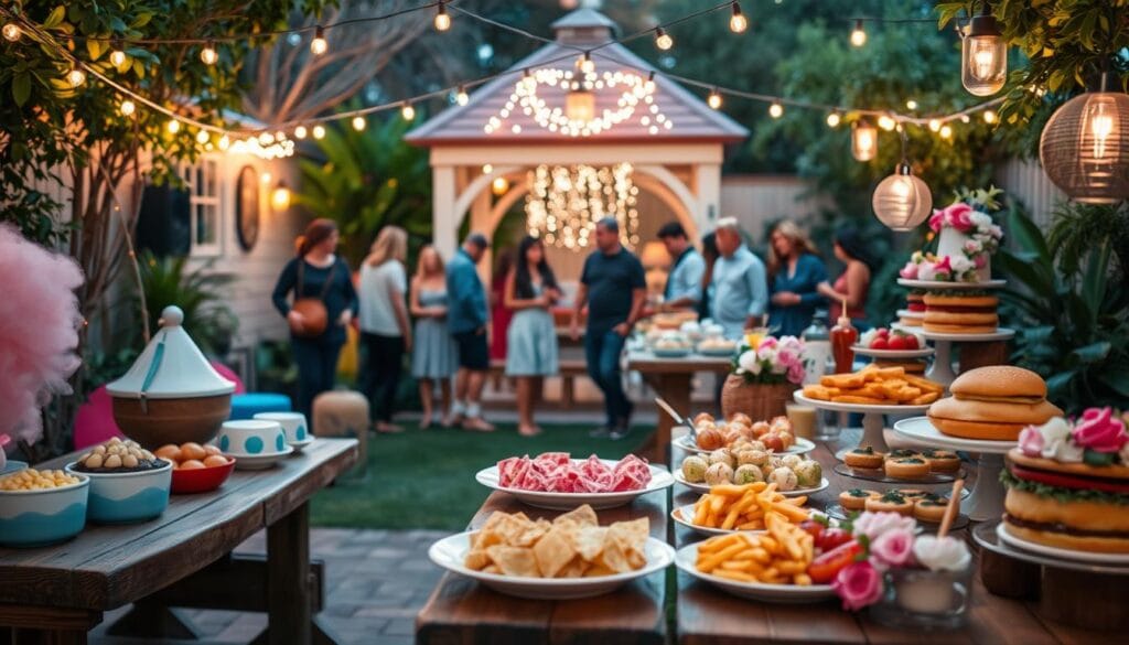 themed food stations