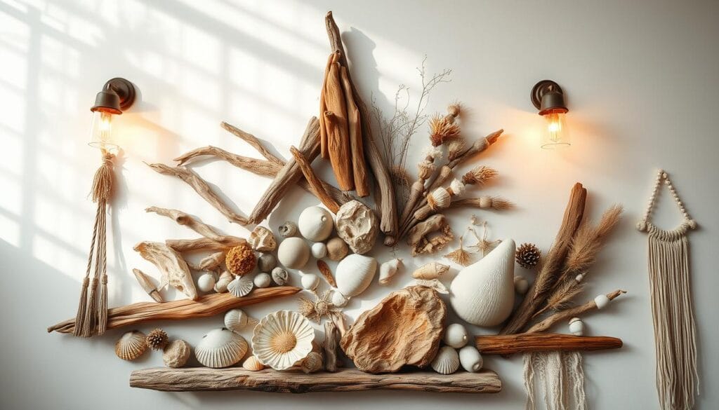 upcycling home decor with natural elements