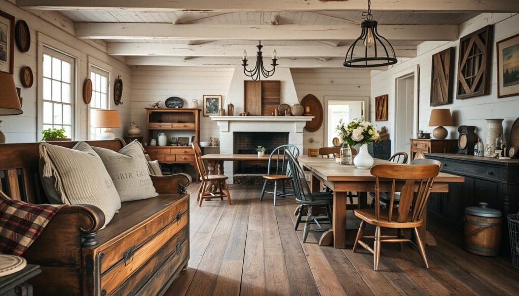 vintage decor for modern farmhouse