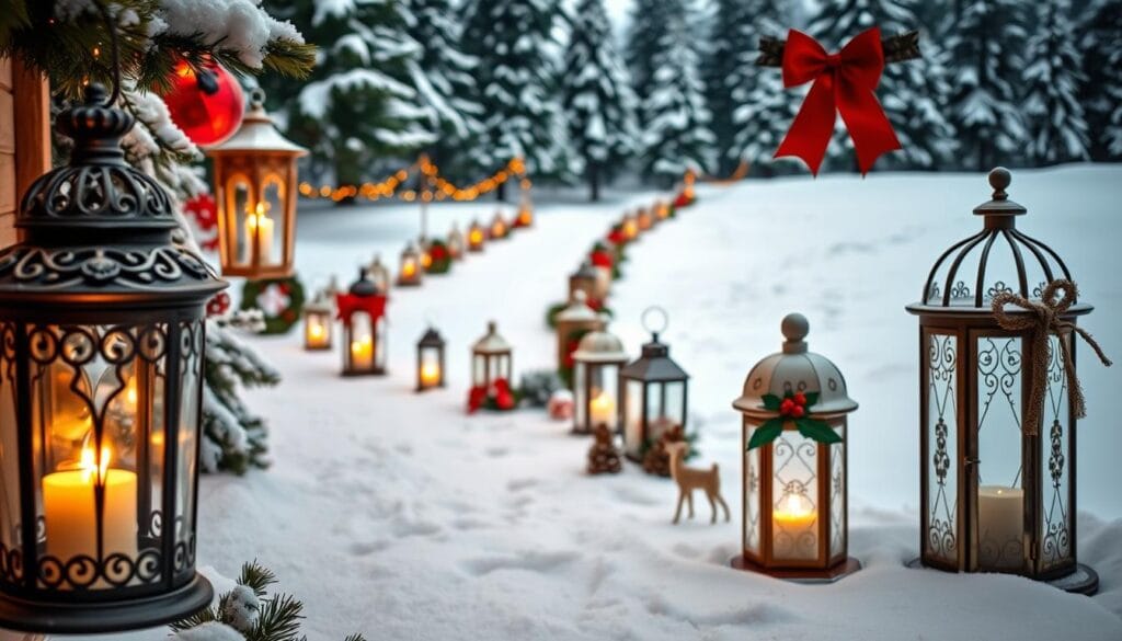 Christmas Lantern Decor