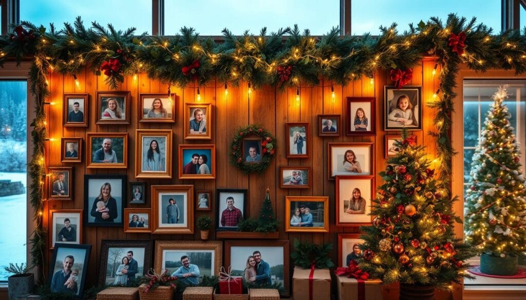 Christmas Photo Wall