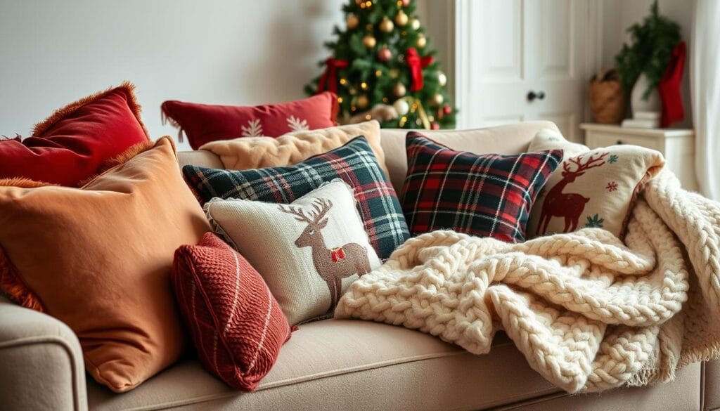 Christmas Pillows and Throws