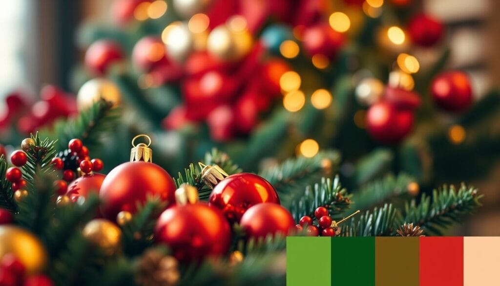 Christmas color palettes 2023