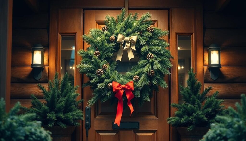 Christmas porch wreath ideas