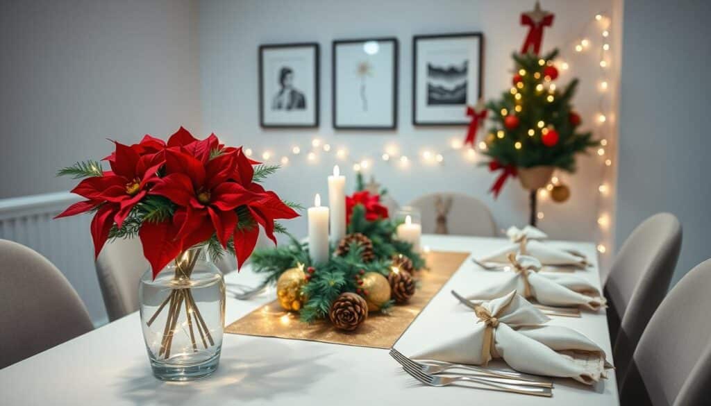 Christmas table decor ideas for small spaces