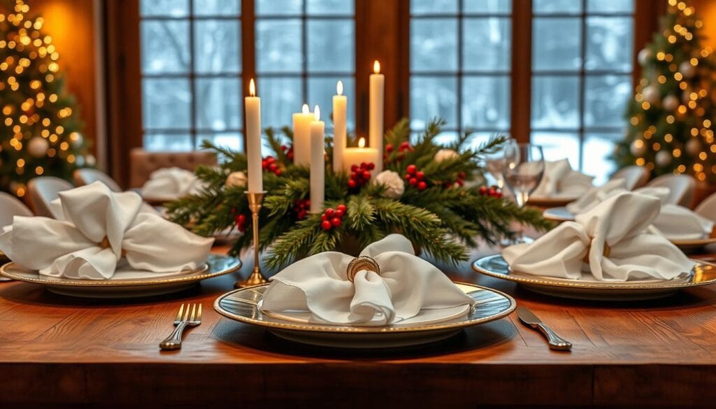 Christmas table setting inspiration