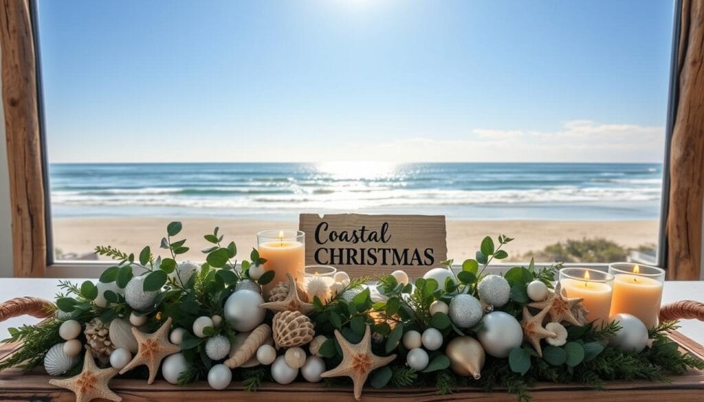 Coastal Christmas Tray
