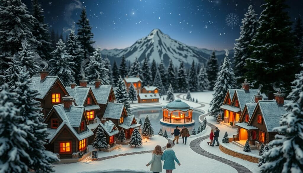 DIY Christmas Village Display