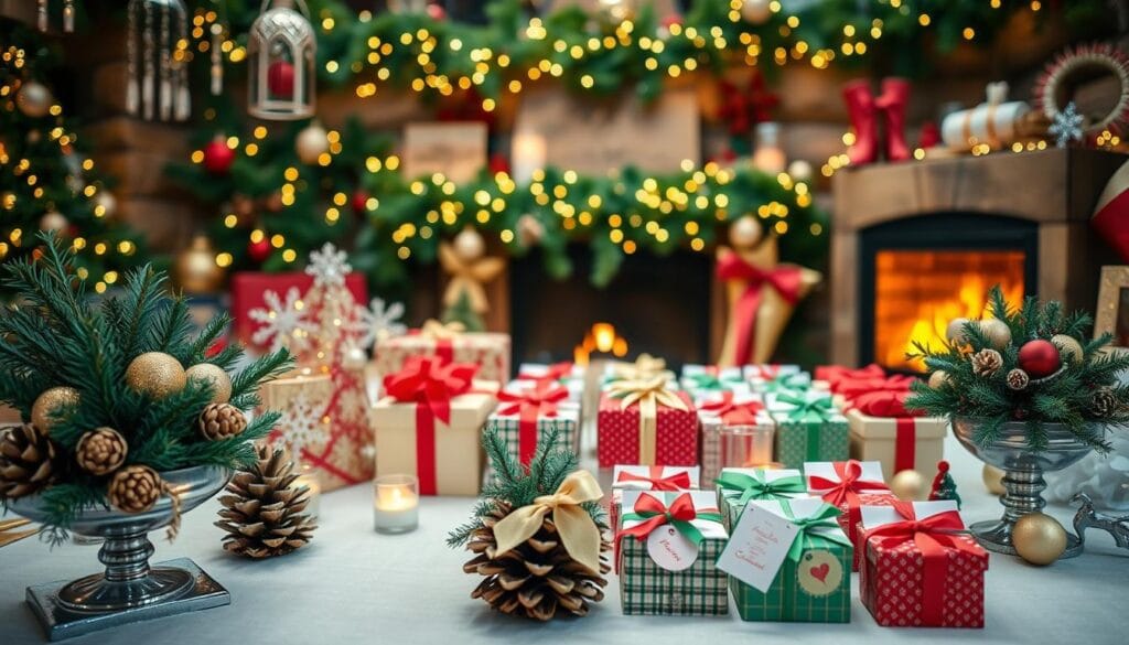 DIY christmas buffet decorations