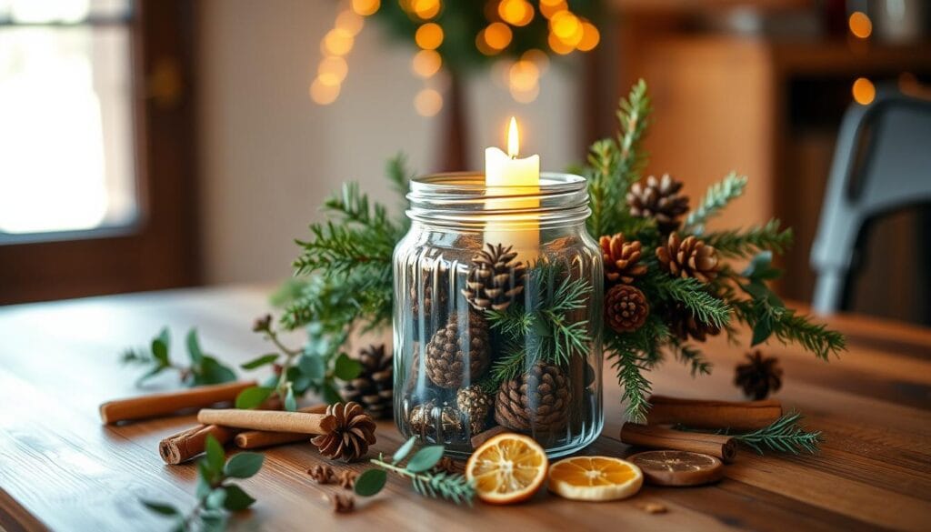 DIY holiday centerpiece