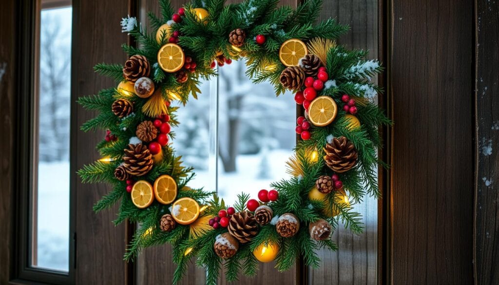 DIY holiday wreath