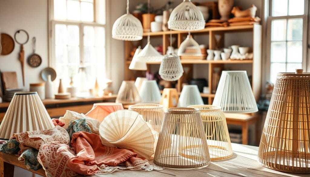 DIY lamp shades