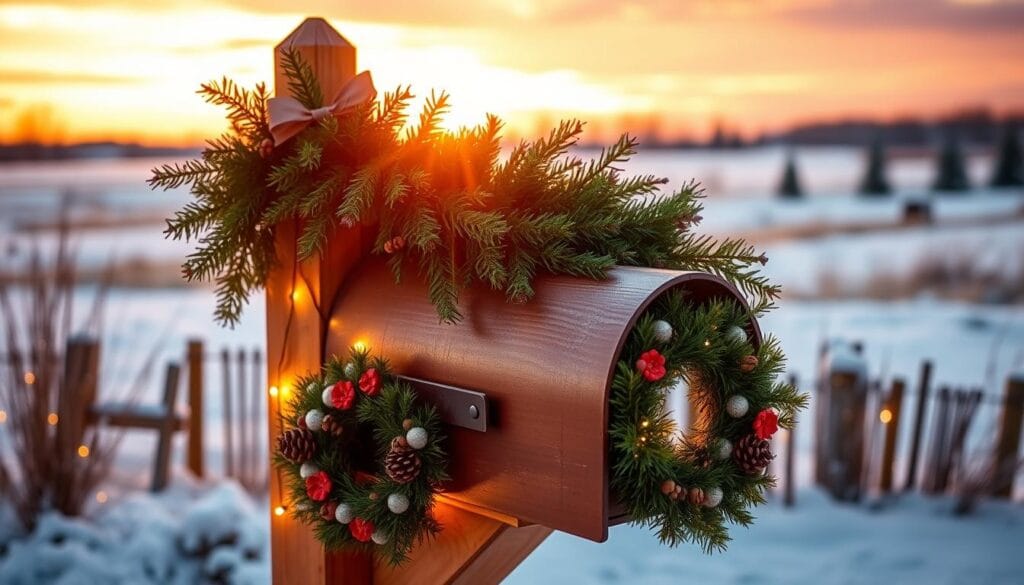 DIY mailbox decor