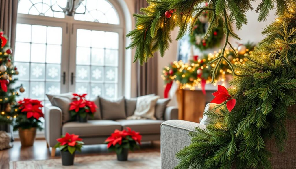 Festive greenery for christmas living
