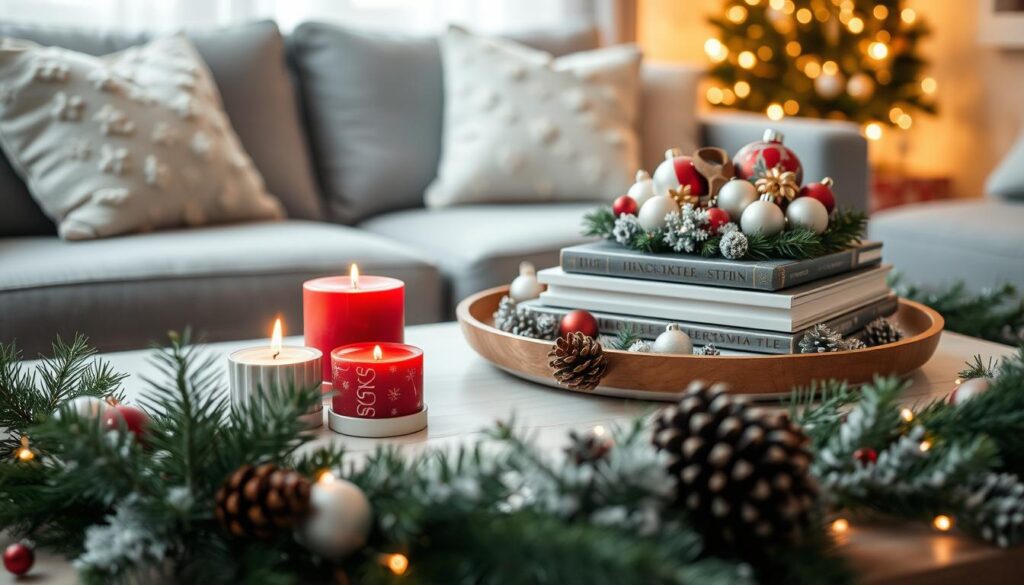Holiday coffee table decor ideas