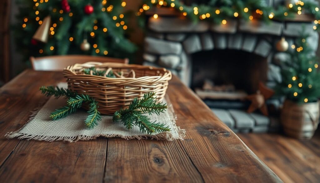 Layering Textures for Christmas Decor