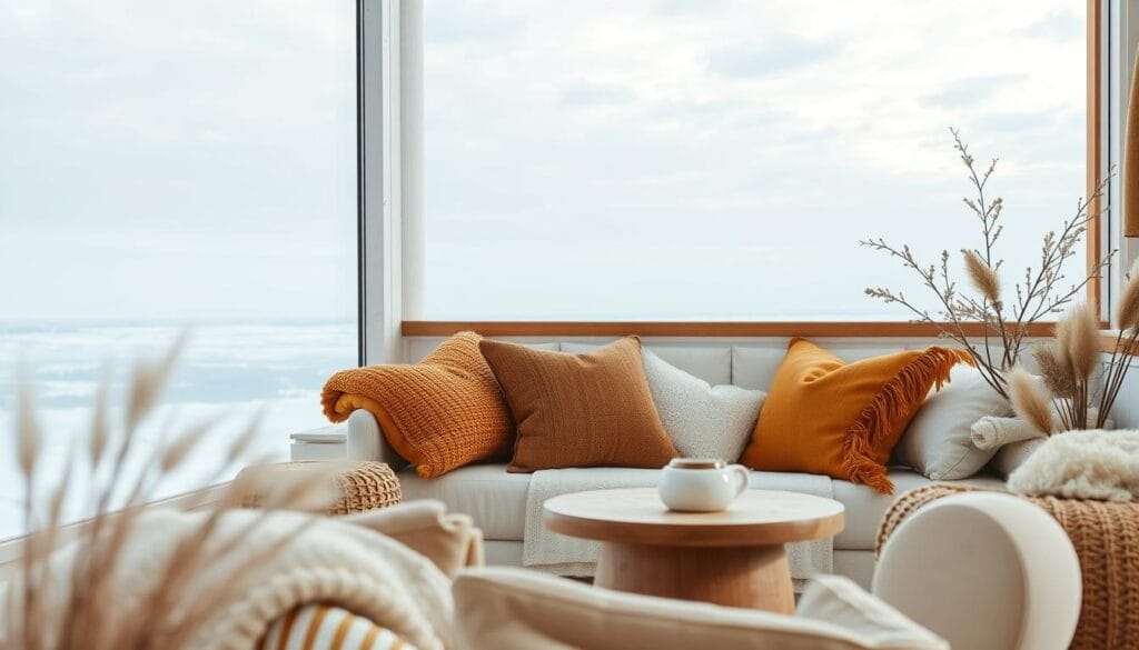 Nordic hygge decor color palette