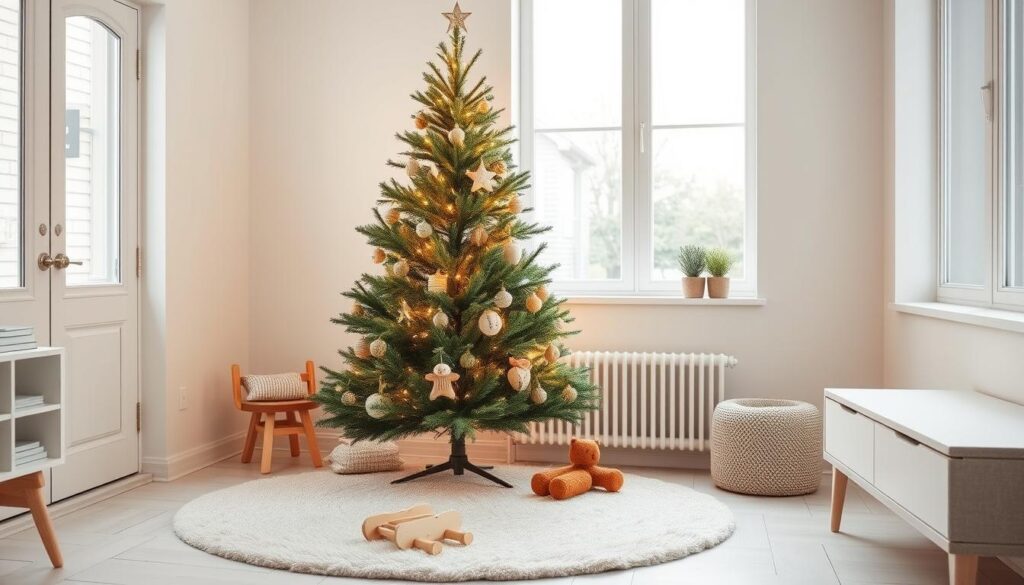 Nordic-inspired kids holiday tree