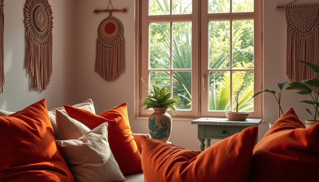 boho decor color palette