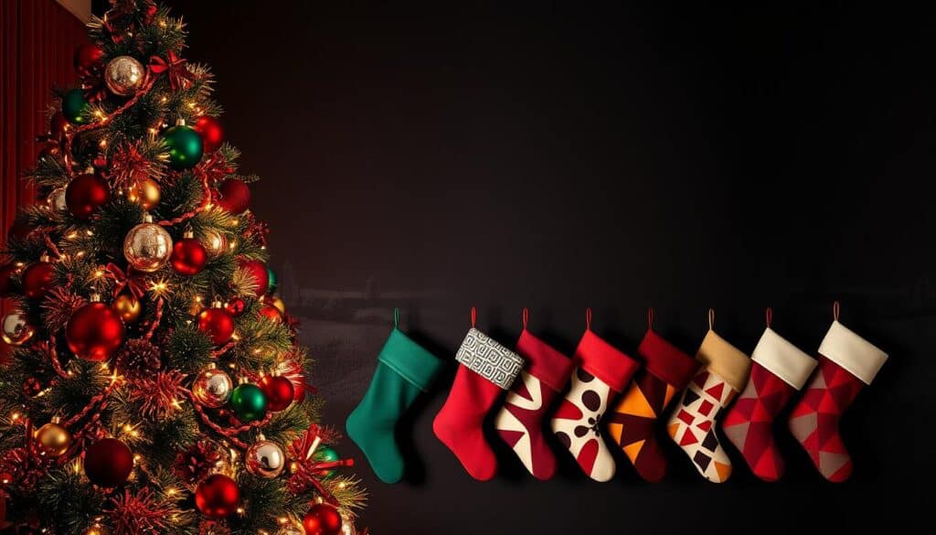 bold Christmas colors