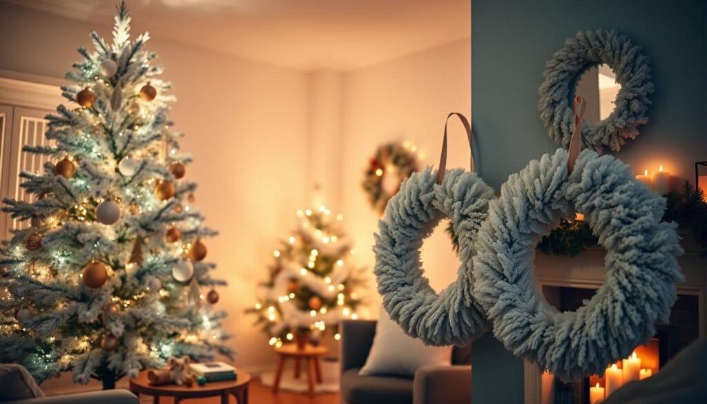budget-friendly flocked decor