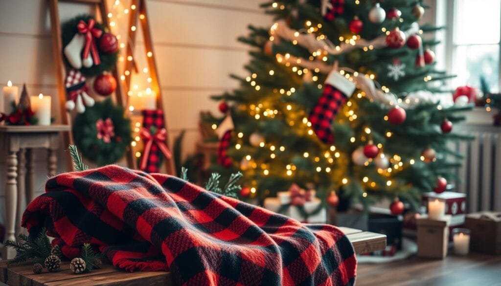 buffalo check christmas decor ideas