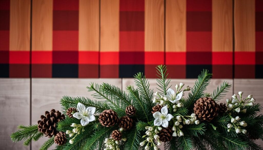 buffalo check christmas wall art