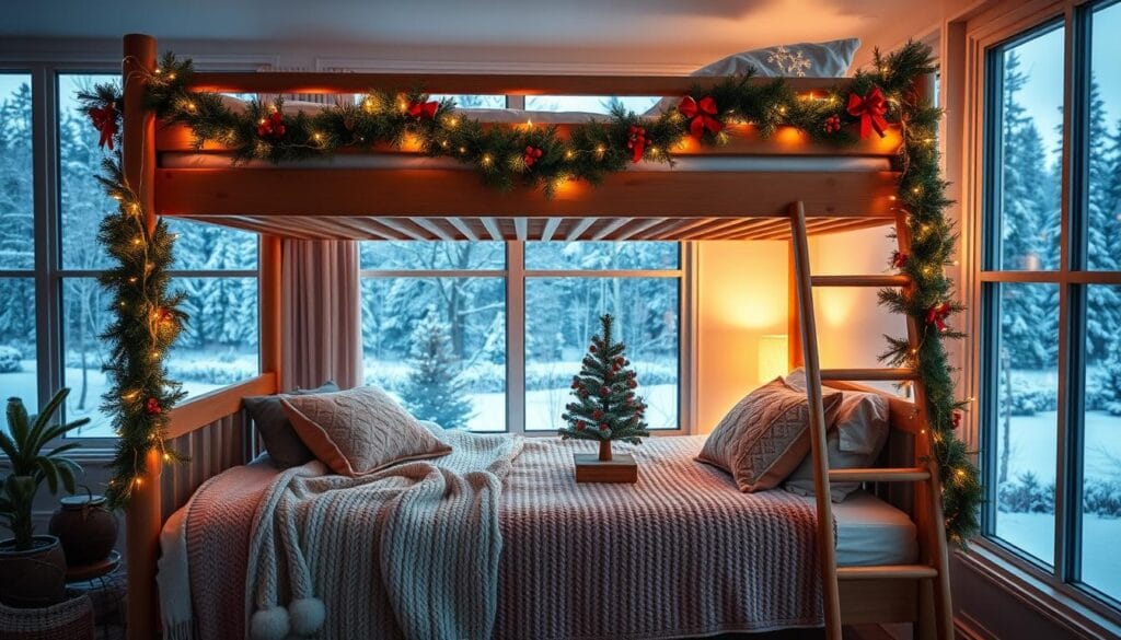 bunkbed Christmas decorations