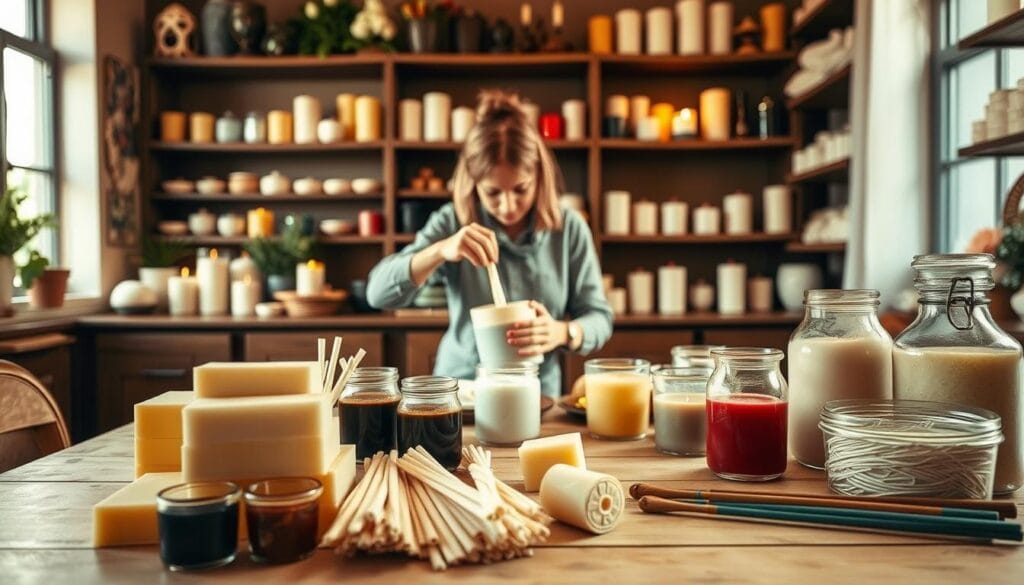 candle making