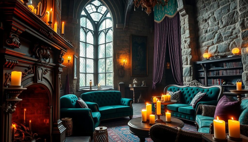 castlecore color palette with jewel tones