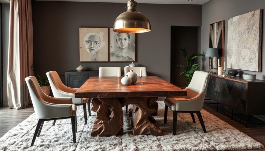 chic dining room furniture trends