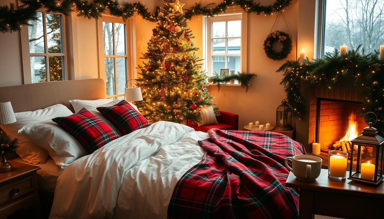 Transform Your Bedroom with These Christmas Bedroom Decor Ideas 1 christmas bedroom decor ideas