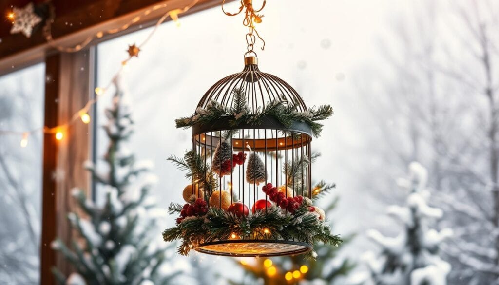 christmas birdcage decor ideas
