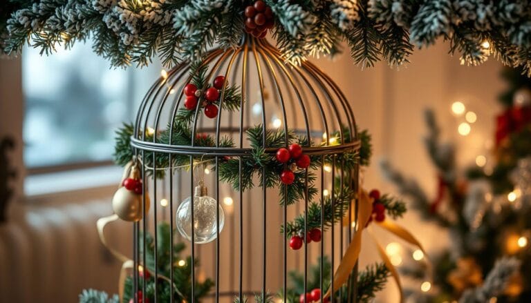 christmas birdcage decor ideas