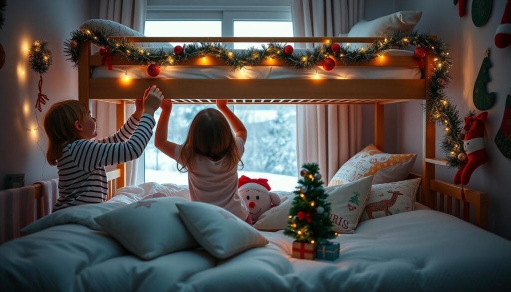 christmas bunkbed decor ideas