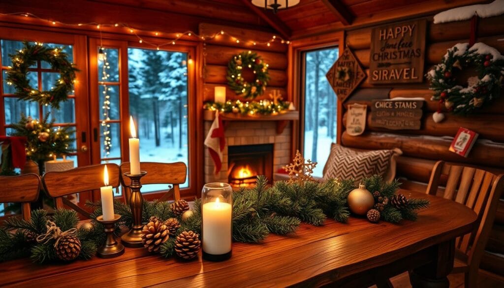 christmas cabin decor ideas