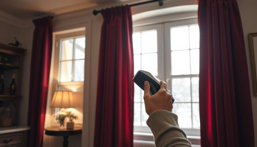 christmas curtain hanging tips