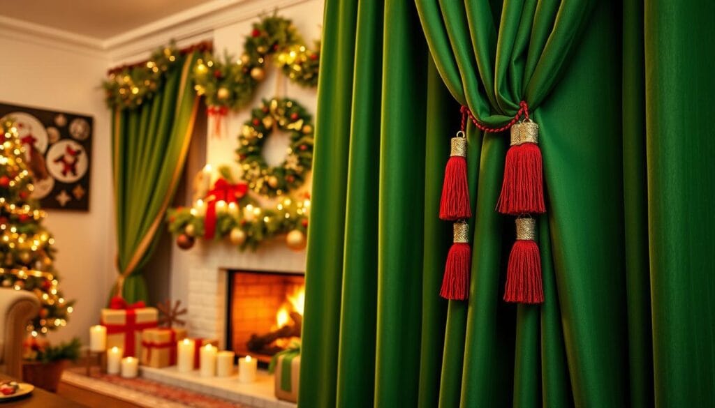 christmas curtain hanging tips