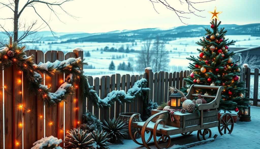 christmas decor ideas backyard