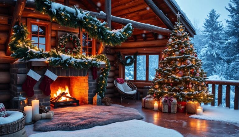 christmas decor ideas cabin