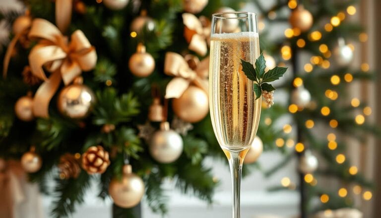 christmas decor ideas champagne